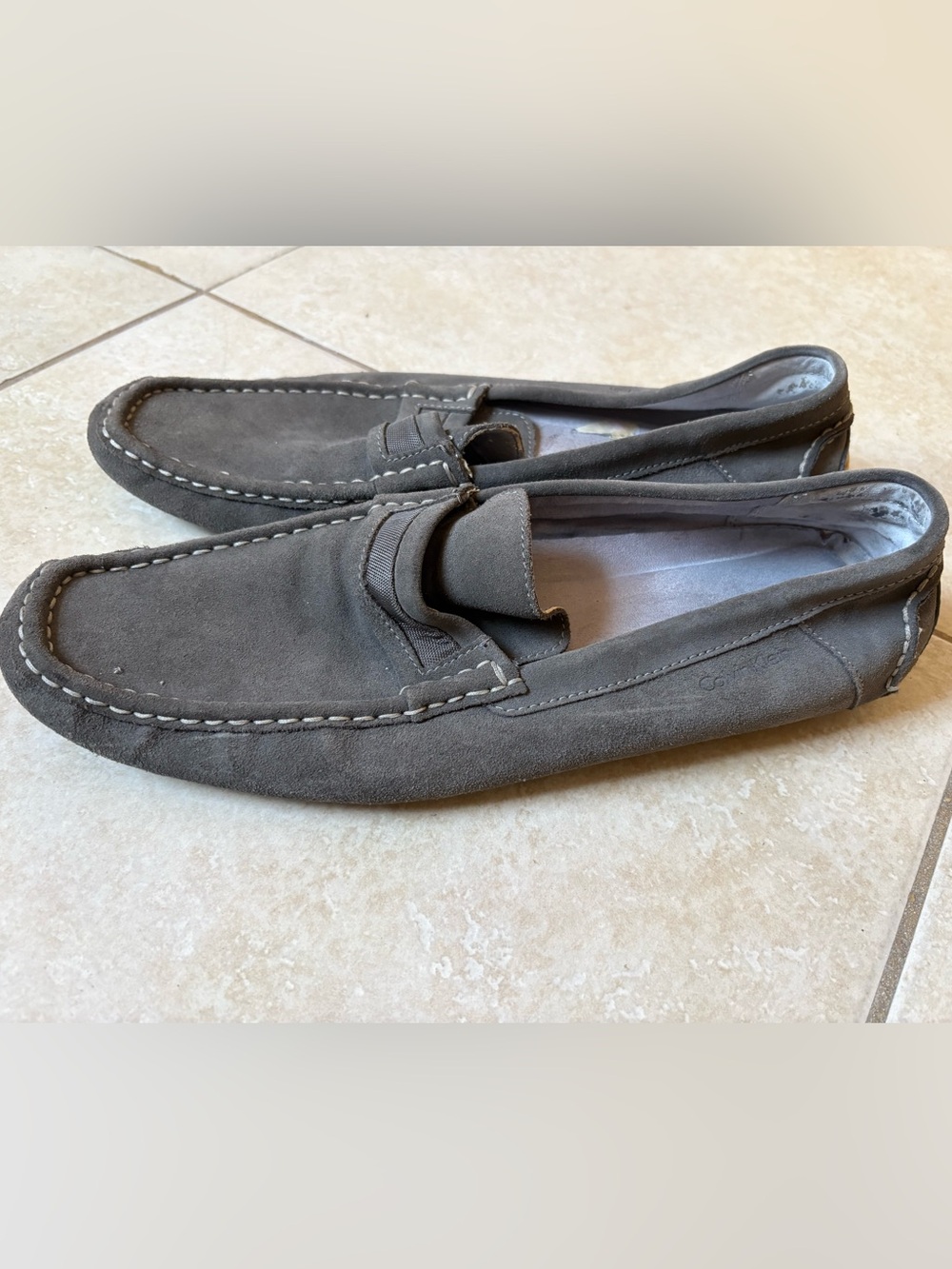 Calvin Klein Men's Michael Suede Slip-On Loafer men size 12